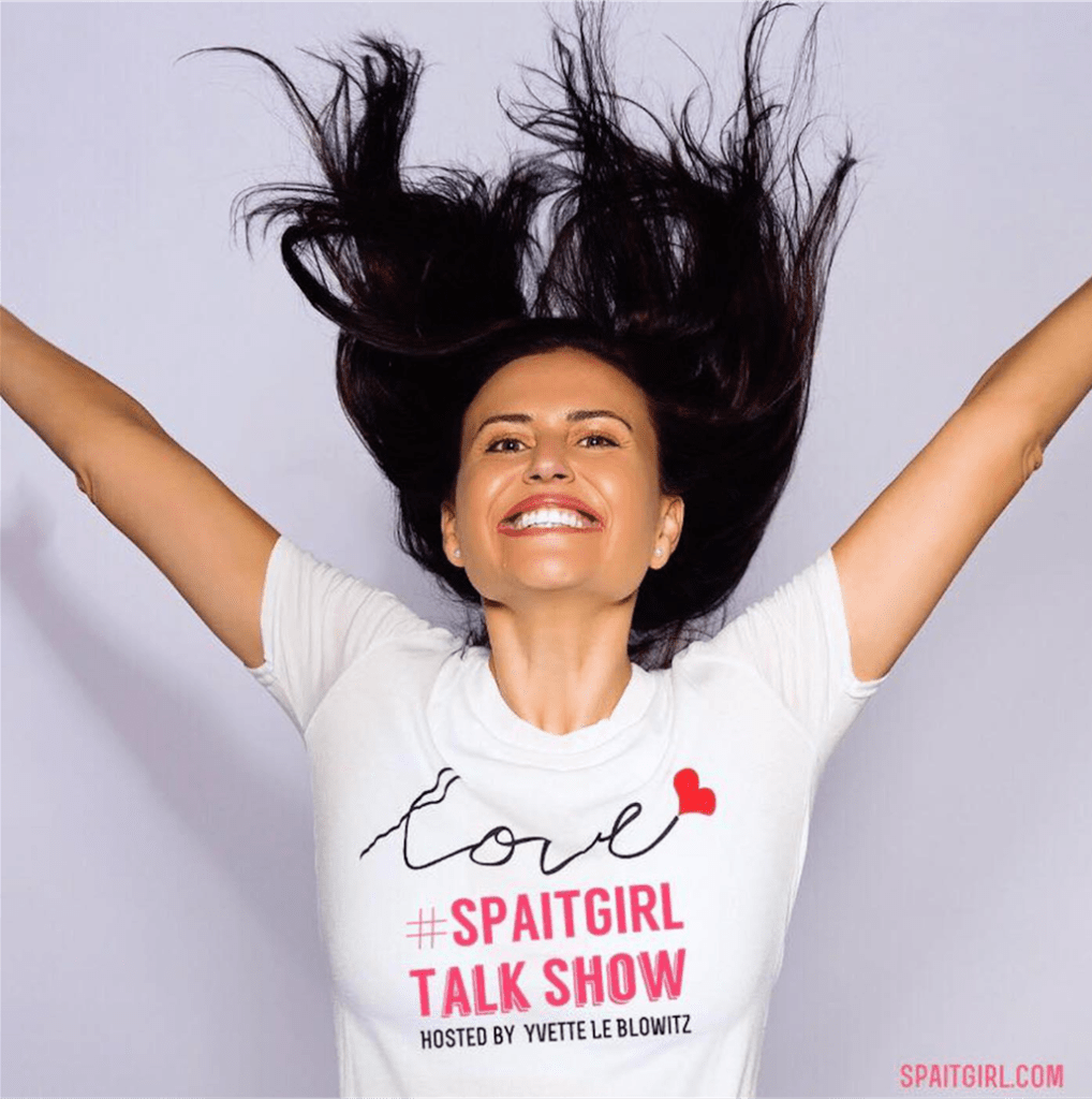 podcast logo for "Spa it Girl"