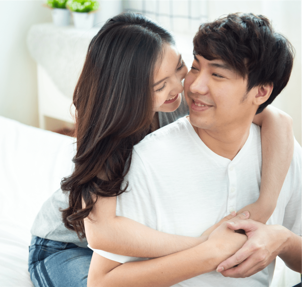 Young Asian couple
